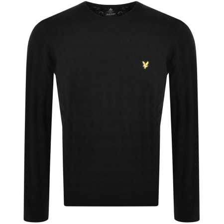 Product Image for Lyle And Scott Argyle Knit Jumper Black