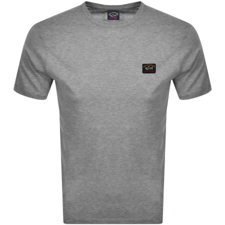 Product Image for Paul And Shark Short Sleeved Logo T Shirt Grey