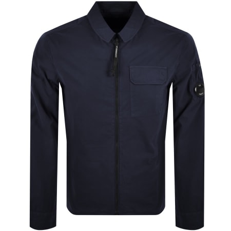 Product Image for CP Company Gabardine Overshirt Jacket Navy