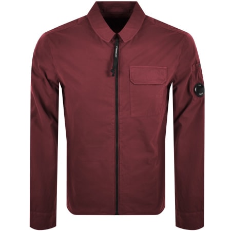 Product Image for CP Company Overshirt Jacket Burgundy