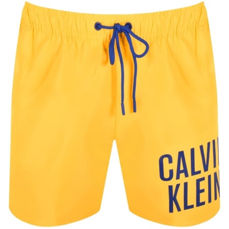 Product Image for Calvin Klein Logo Swim Shorts Yellow