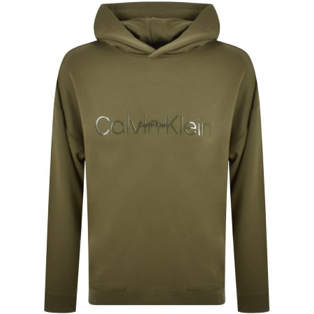 Product Image for Calvin Klein Logo Hoodie Khaki