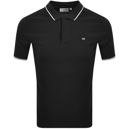Product Image for Calvin Klein Short Sleeve Polo T Shirt Black