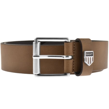 Product Image for Gant Retro Shield Logo Belt Brown