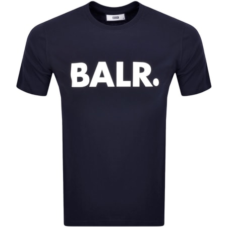 Product Image for BALR Straight Branded T Shirt Navy