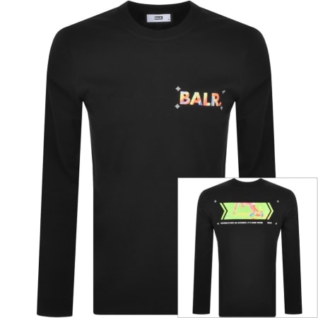 Product Image for BALR Olaf Long Sleeved T Shirt Black