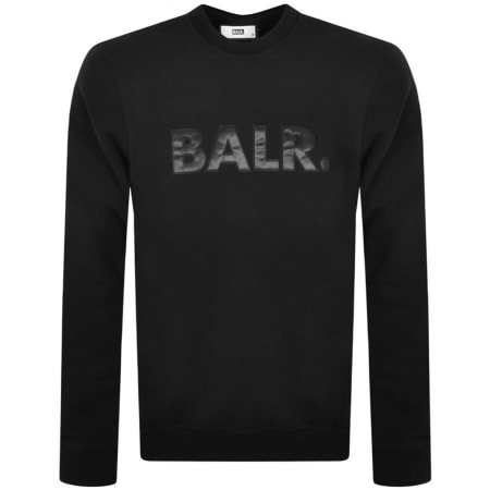 Product Image for BALR Olaf Satin Sweatshirt Black