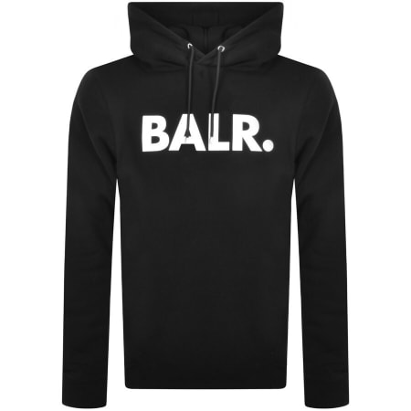 Product Image for BALR Straight Large Brand Logo Hoodie Black