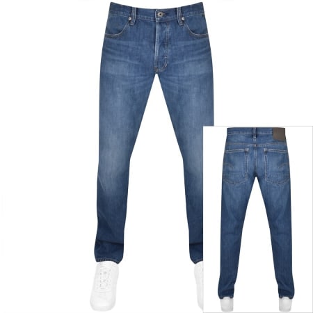 Product Image for G Star Raw Mid Wash Triple A Straight Jeans Blue