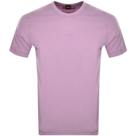 Product Image for BOSS Tokks Logo T Shirt Lilac