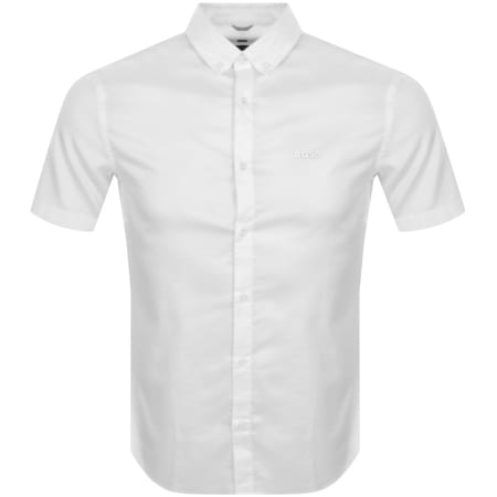 Product Image for BOSS Biadia R Short Sleeved Shirt White