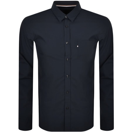 Product Image for BOSS Roger Long Sleeved Shirt Navy