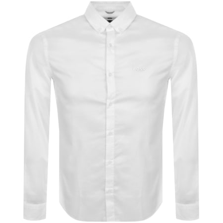 Product Image for BOSS Biado R Long Sleeved Shirt White