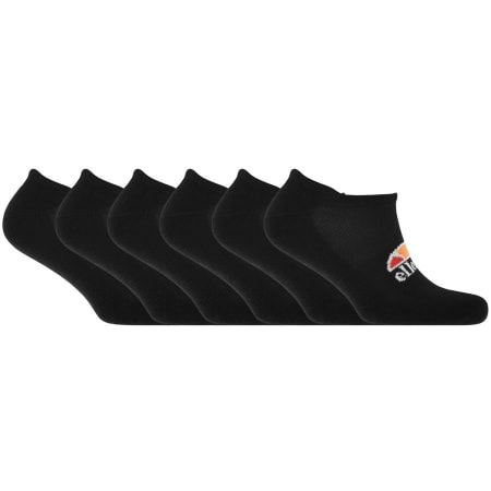 Product Image for Ellesse 6 Pack Trainer Socks Black