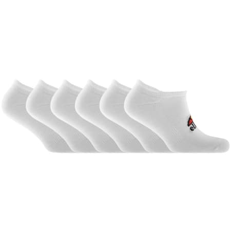 Product Image for Ellesse 6 Pack Trainer Socks White