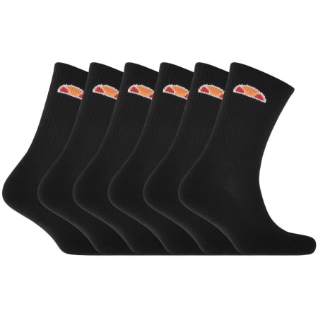 Product Image for Ellesse 6 Pack Sport Socks Black