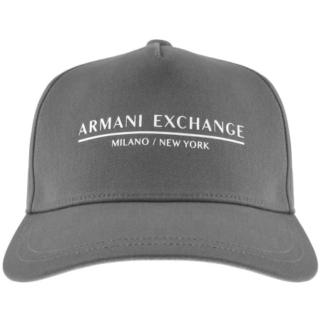 Product Image for Armani Exchange Logo Baseball Cap Grey