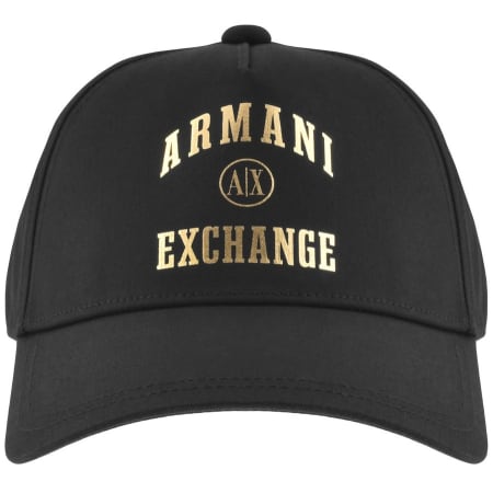Product Image for Armani Exchange logo Baseball Cap Black