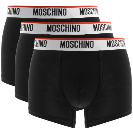 Product Image for Moschino Underwear Triple Pack Trunks Black