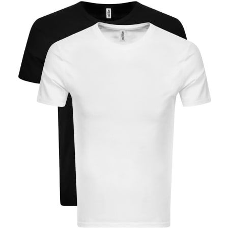 Product Image for Moschino Double Pack Short Sleeved T Shirts
