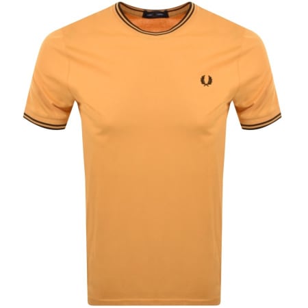 Product Image for Fred Perry Twin Tipped T Shirt Yellow
