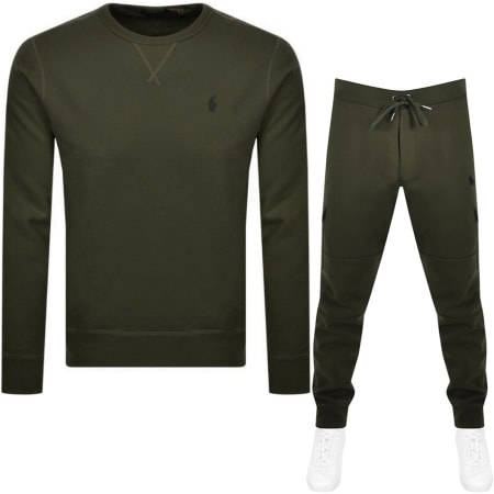 Product Image for Ralph Lauren Crew Neck Tracksuit Green