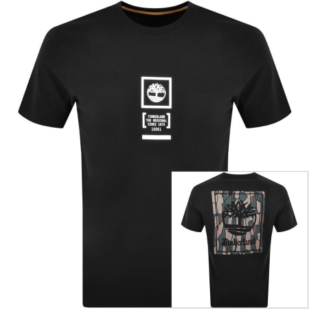 Product Image for Timberland Stack Camo Logo T Shirt Black