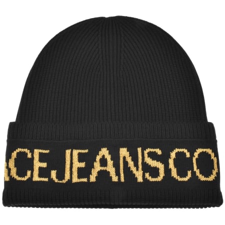 Product Image for Versace Jeans Couture Knit Beanie Hat Black