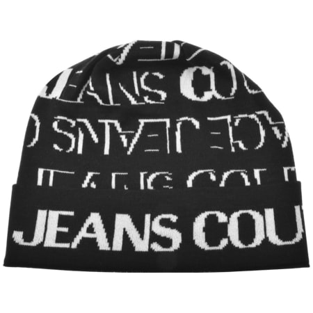 Product Image for Versace Jeans Couture Knit Beanie Hat Black