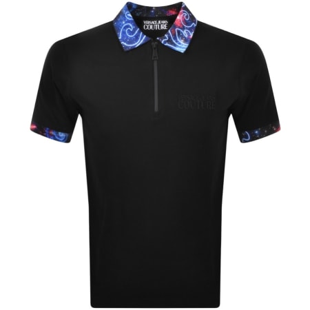 Product Image for Versace Jeans Couture Galaxy Polo T Shirt Black