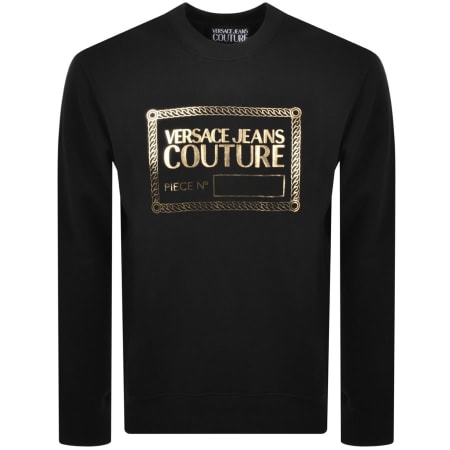 Product Image for Versace Jeans Couture Logo Sweatshirt Black