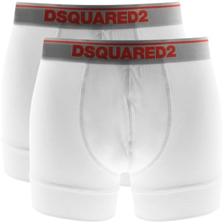 Product Image for DSQUARED2 Underwear Double Pack Trunks White