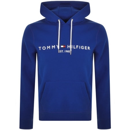 Product Image for Tommy Hilfiger Logo Hoodie Blue