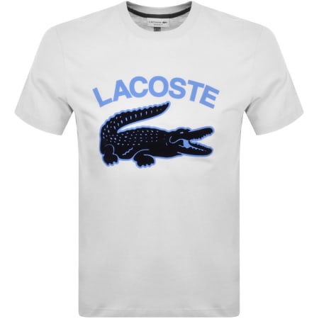 Product Image for Lacoste Crew Neck Logo T Shirt White