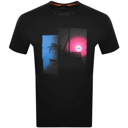 Product Image for BOSS Collage T Shirt Black