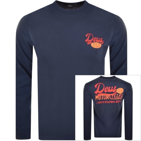 Product Image for Deus Ex Machina Long Sleeve T Shirt Navy