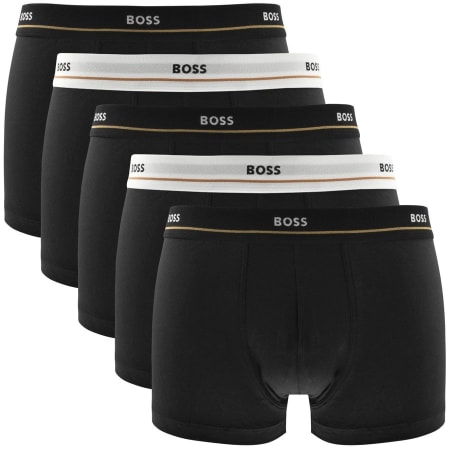Product Image for BOSS Underwear Five Pack Trunks Black