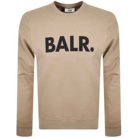 Product Image for BALR Straight Branded Sweatshirt Beige