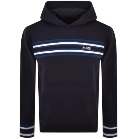 Product Image for Michael Kors Racing Stripe Hoodie Blue