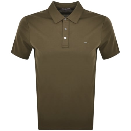 Product Image for Michael Kors Sleek Polo T Shirt Khaki