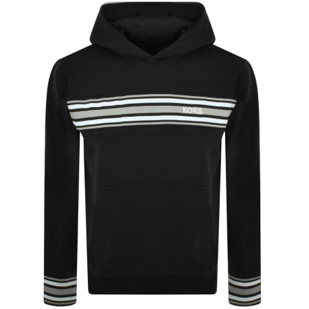 Product Image for Michael Kors Racing Stripe Hoodie Black