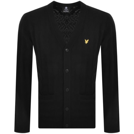 Product Image for Lyle And Scott Knit Cardigan Black