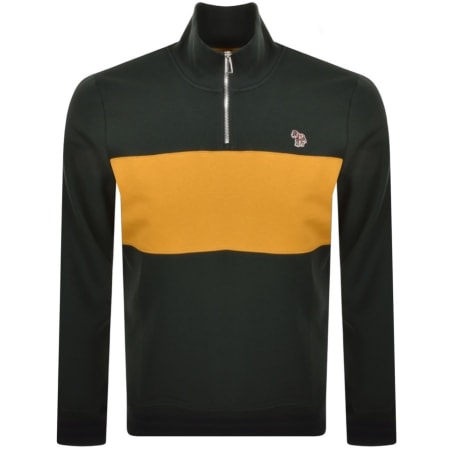 Product Image for PS By Paul Smith Half Zip Sweatshirt Green