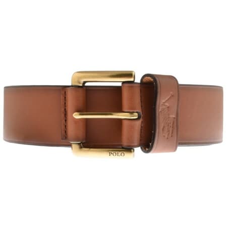 Product Image for Ralph Lauren Pony Leather Belt Brown