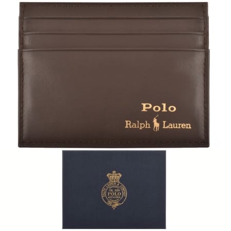 Product Image for Ralph Lauren Leather Card Holder Brown