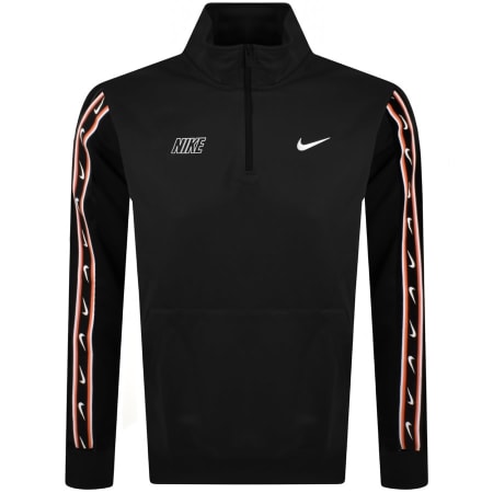 Product Image for Nike Repeat Logo Half Zip Club Sweatshirt Black