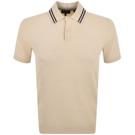 Product Image for Ted Baker Broch Polo T Shirt Cream