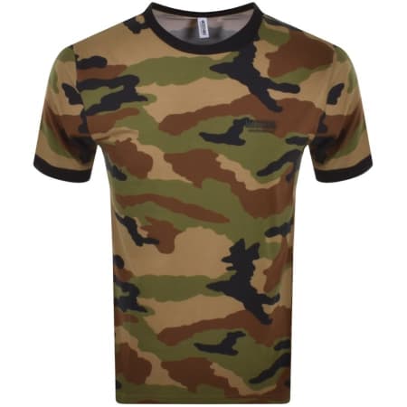 Product Image for Moschino Camoflauge T Shirt Khaki