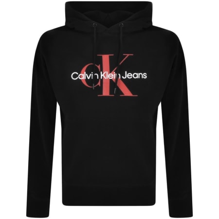 Product Image for Calvin Klein Jeans Monogram Logo Hoodie Black