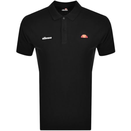 Product Image for Ellesse Montura Short Sleeved Polo T Shirt Black
